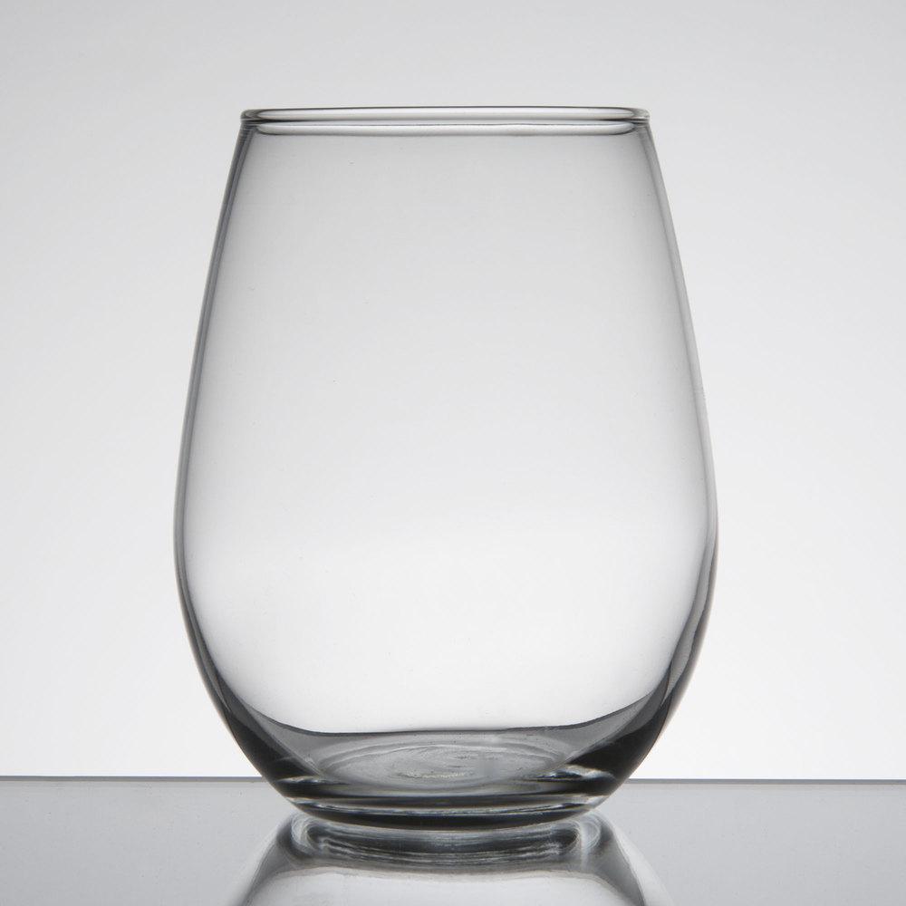 Acopa 12 oz. Clear Glass Coffee Mug - Sample