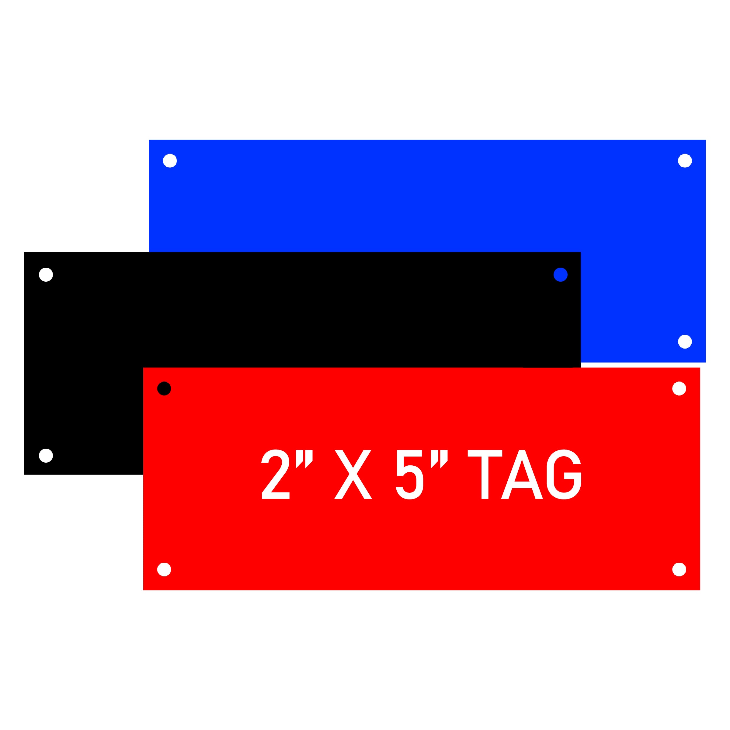 Engraved Electrical Panel/HVAC Labels 2" x 5", w/Mounting Holes - Craftworks NW, LLC