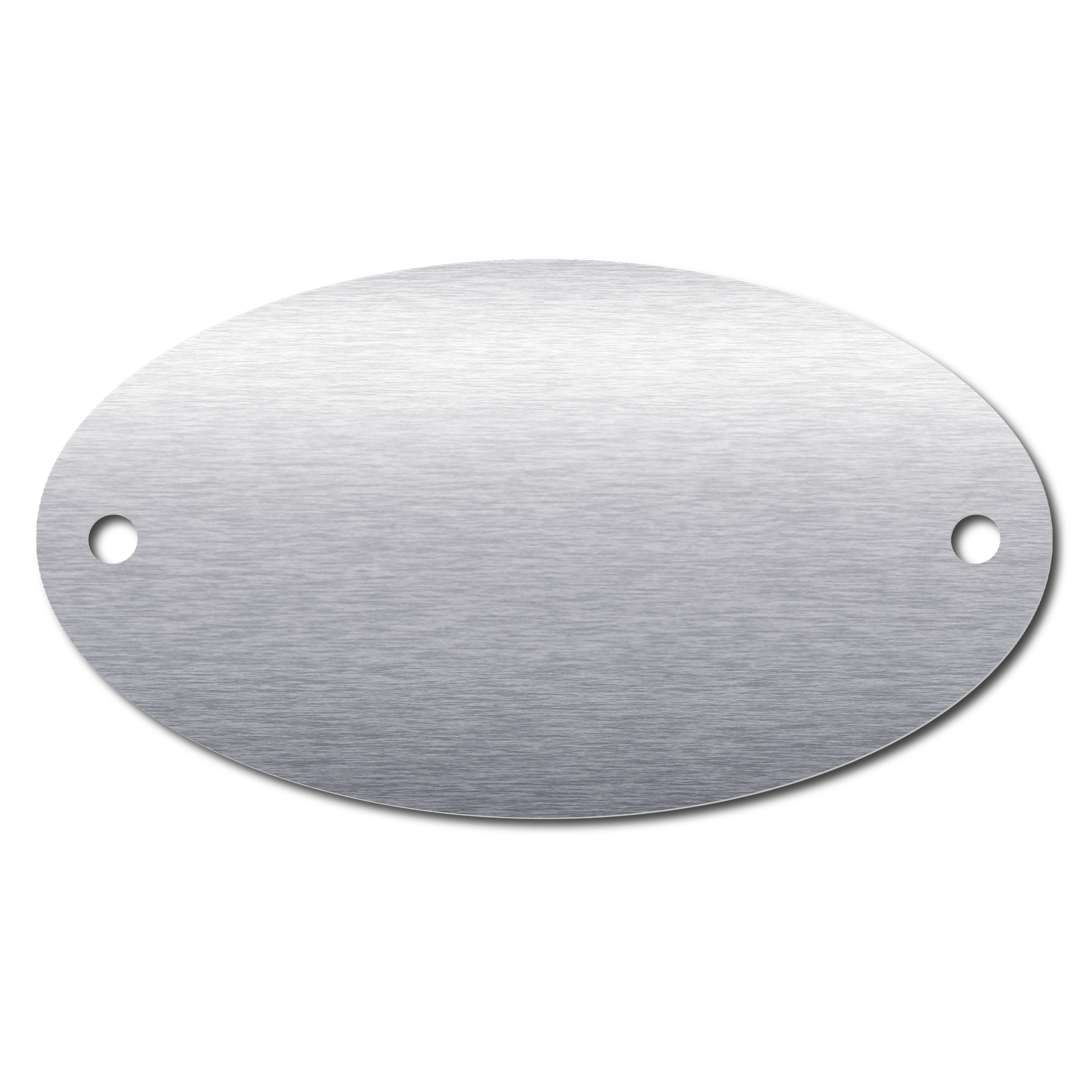 Anodized Aluminum Oval Tags, 1-3/8" x 2-1/2" with 1/8" Holes, Laser Engraved - Craftworks NW, LLC