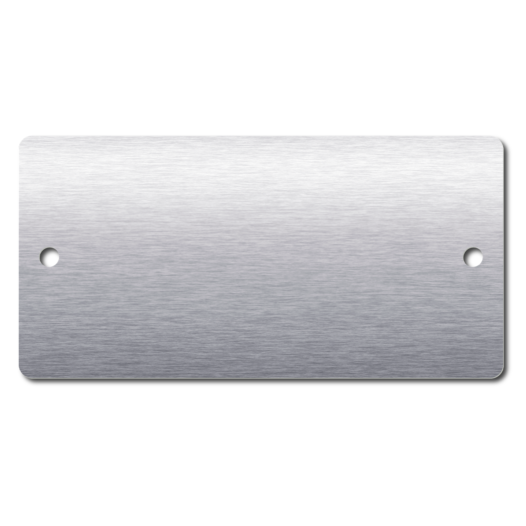 Anodized Aluminum Rectangle Tags, 1-1/2" x 3" with 1/8" Holes, Laser Engraved - Craftworks NW, LLC
