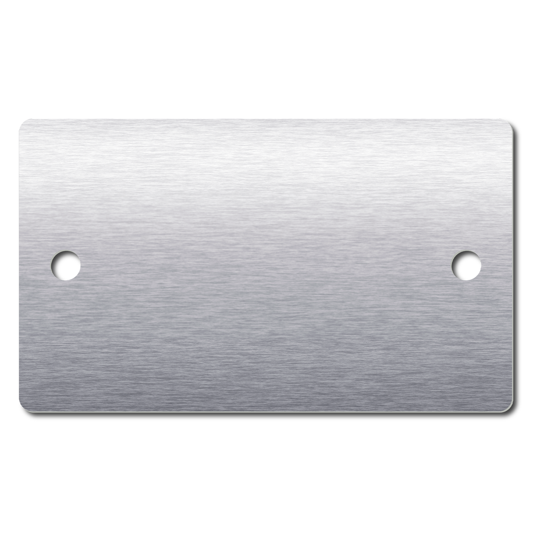 Anodized Aluminum Rectangle Tags, 1-3/16" x 2" with 1/8" Holes, Laser Engraved - Craftworks NW, LLC