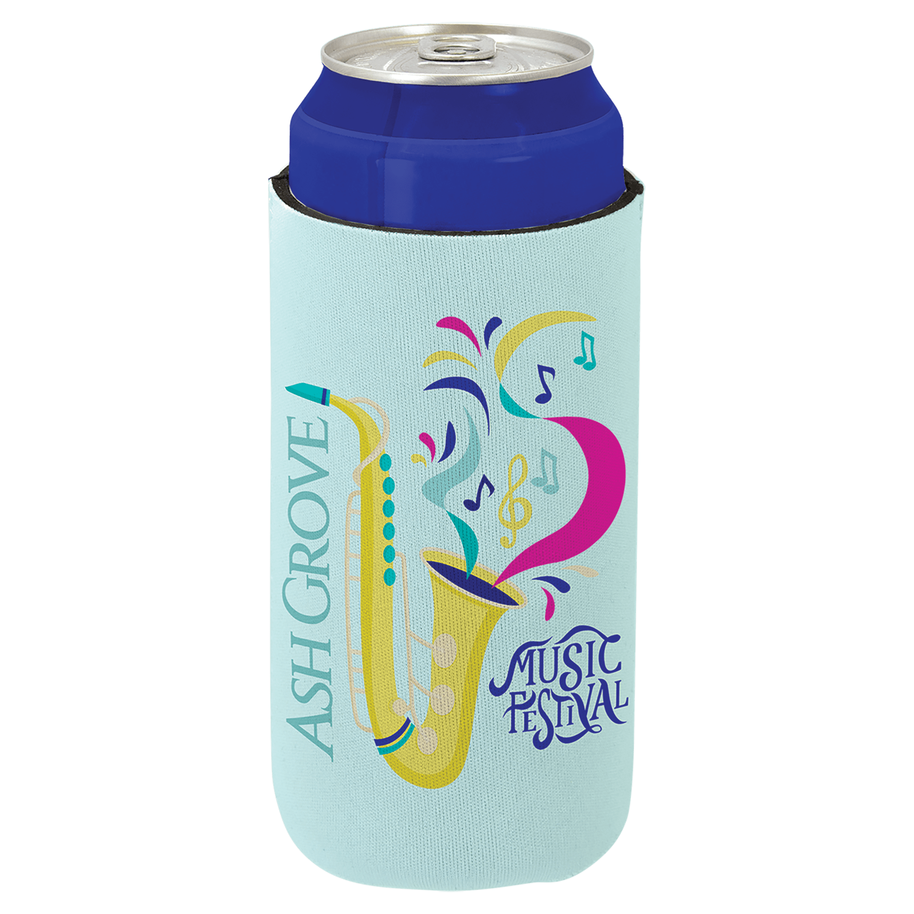 White 16 oz. Can Beverage Holder, Sublimatable - Craftworks NW, LLC