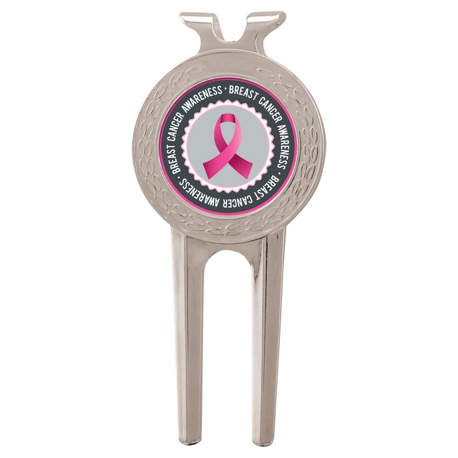 1 1/2" x 3" Silver Divot Tool with Sublimatable Insert - Craftworks NW, LLC