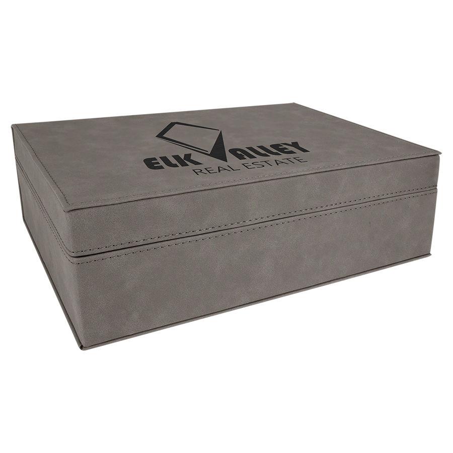 Premium Gift Box, 10 1/4" x 7 1/2" Laserable Leatherette - Craftworks NW, LLC