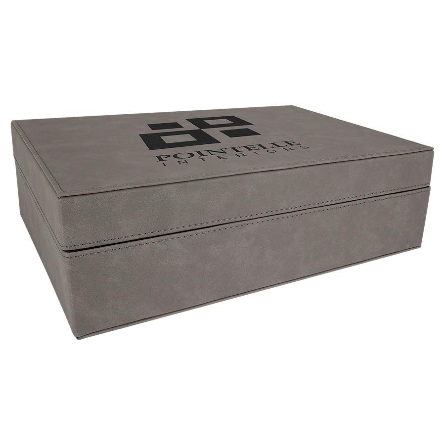 Premium Gift Box, 12 1/4" x 8 1/4" Laserable Leatherette - Craftworks NW, LLC