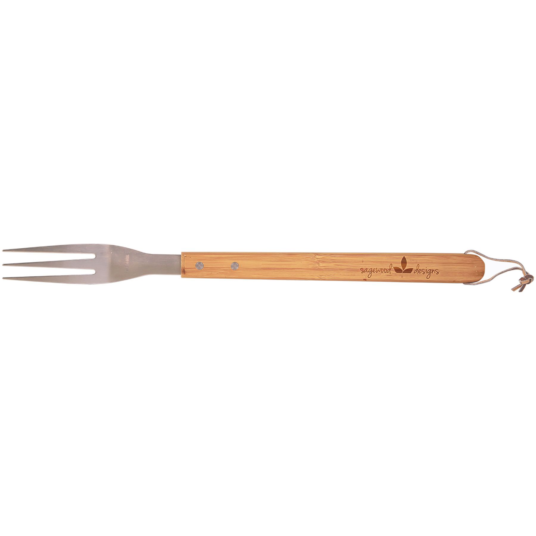 16 1/4" Bamboo Barbeque Fork - Craftworks NW, LLC