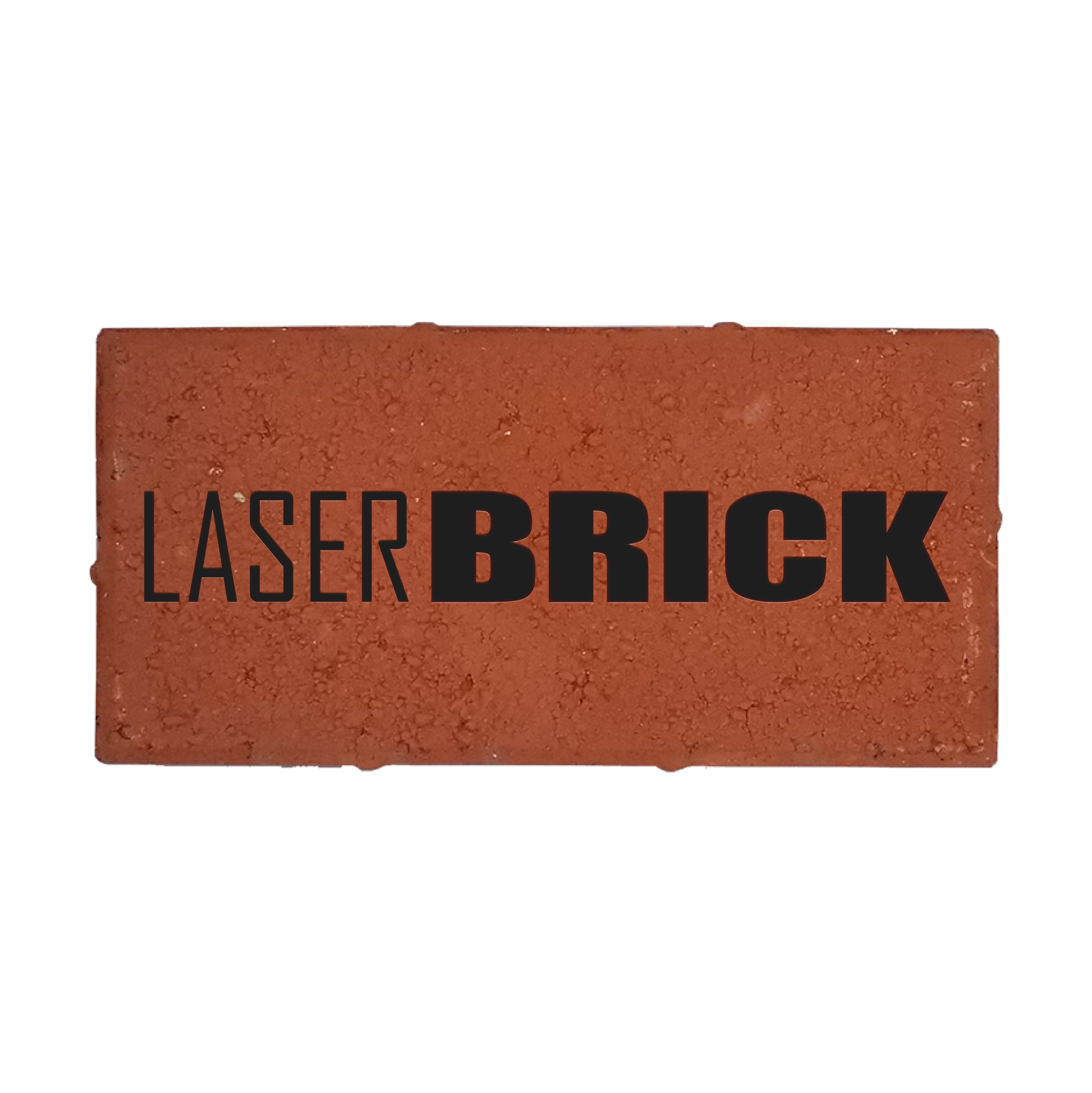 LaserGrade Commemorative Brick Paver with Lugs, 4.00" x 8.00" x 2.25", Laser Engraved - Craftworks NW, LLC