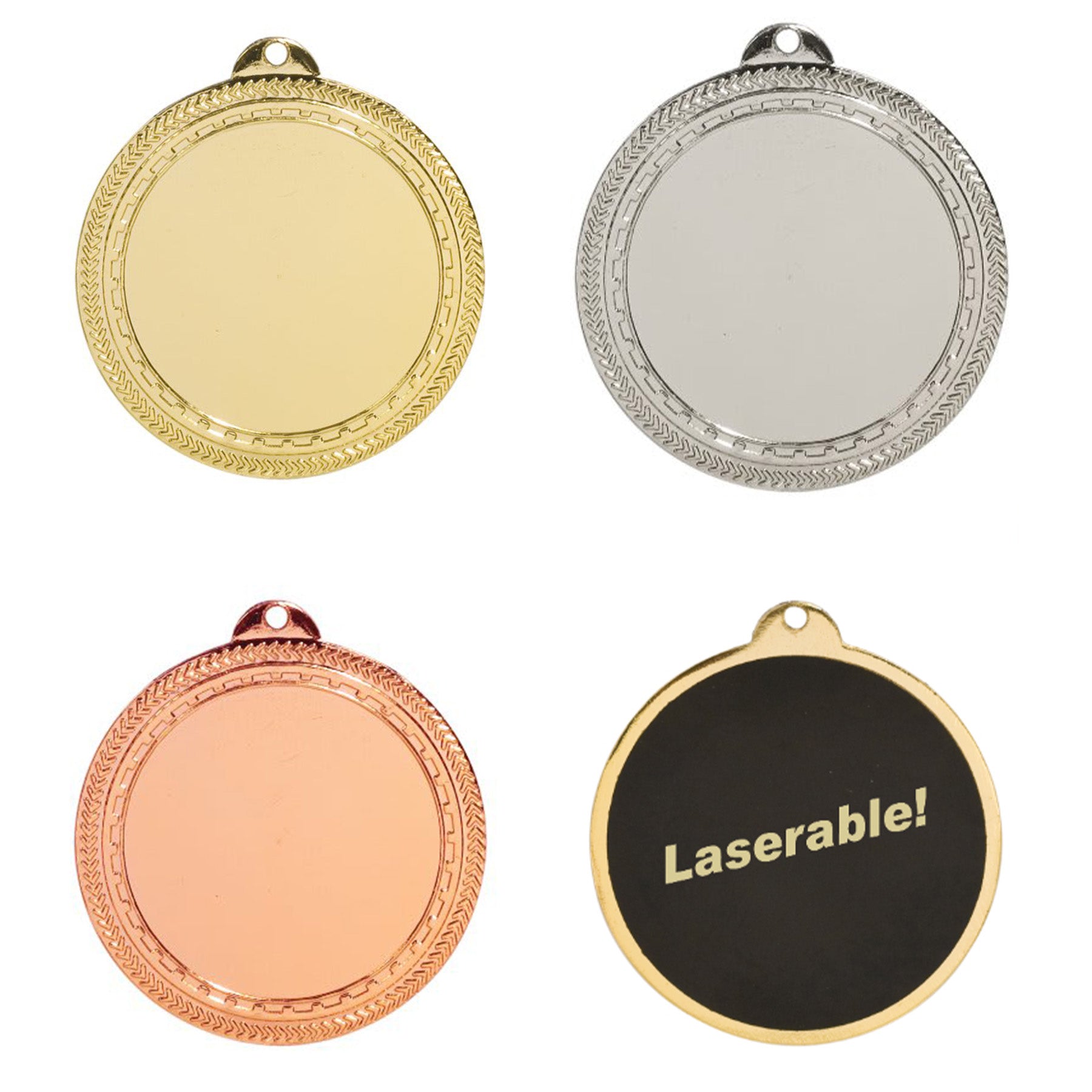 Laserable BriteLazer Medal, 2" Insert Holder - Craftworks NW, LLC