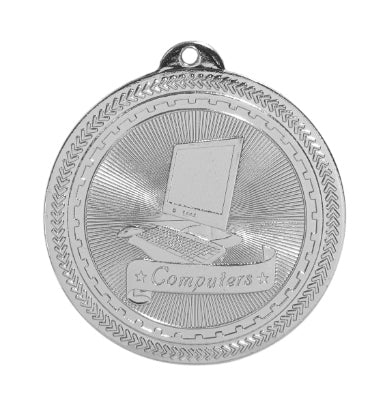 Computers Laserable BriteLazer Medal, 2" - Craftworks NW, LLC