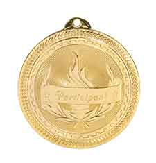 Participant Laserable BriteLazer Medal, 2" - Craftworks NW, LLC
