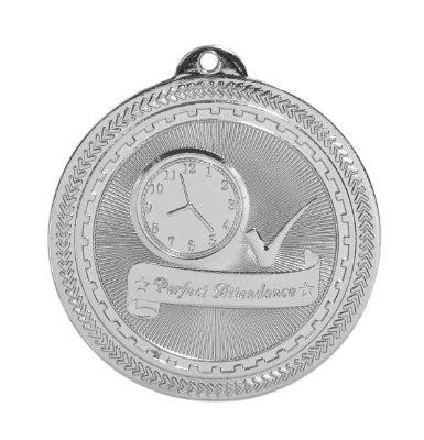 Perfect Attendance Laserable BriteLazer Medal, 2" - Craftworks NW, LLC