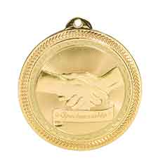 Sportsmanship Laserable BriteLazer Medal, 2" - Craftworks NW, LLC