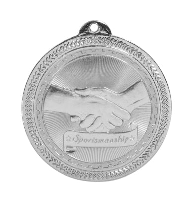 Sportsmanship Laserable BriteLazer Medal, 2" - Craftworks NW, LLC