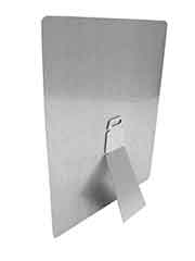 Silver Aluminum Easel for Vertical 10" to 14" Photo Panels - Craftworks NW, LLC