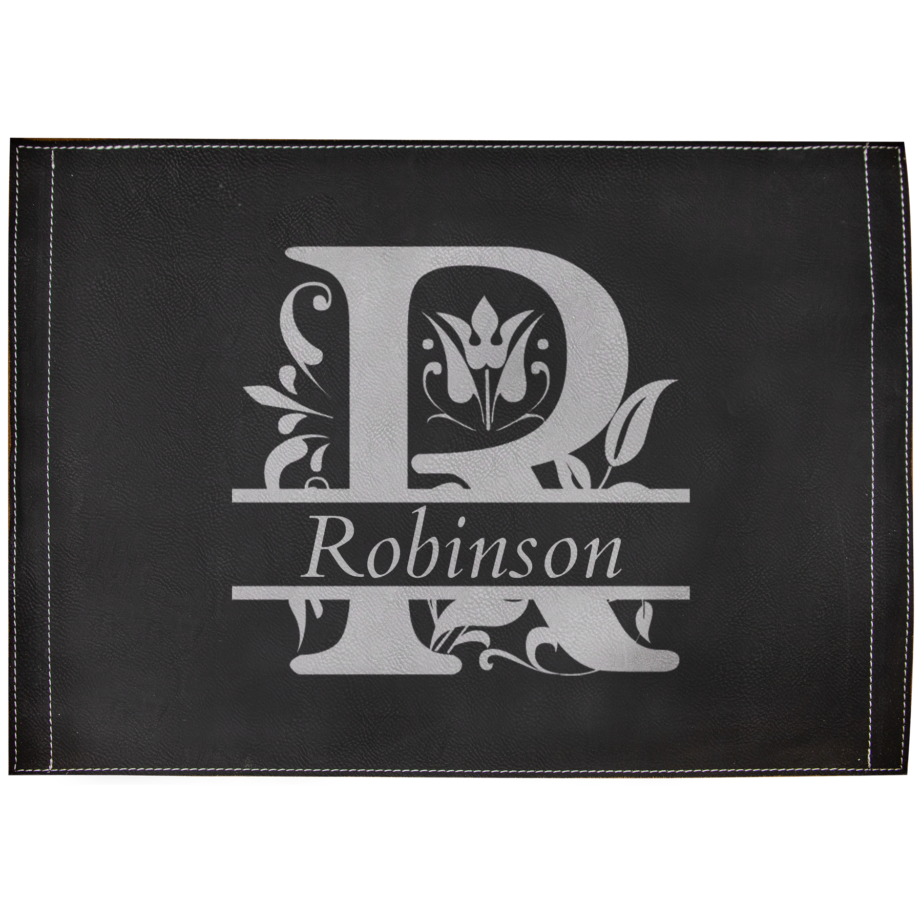 Serving Tray Insert Replacement, 16" x 12" Laserable Leatherette, Laser Engraved - Craftworks NW, LLC