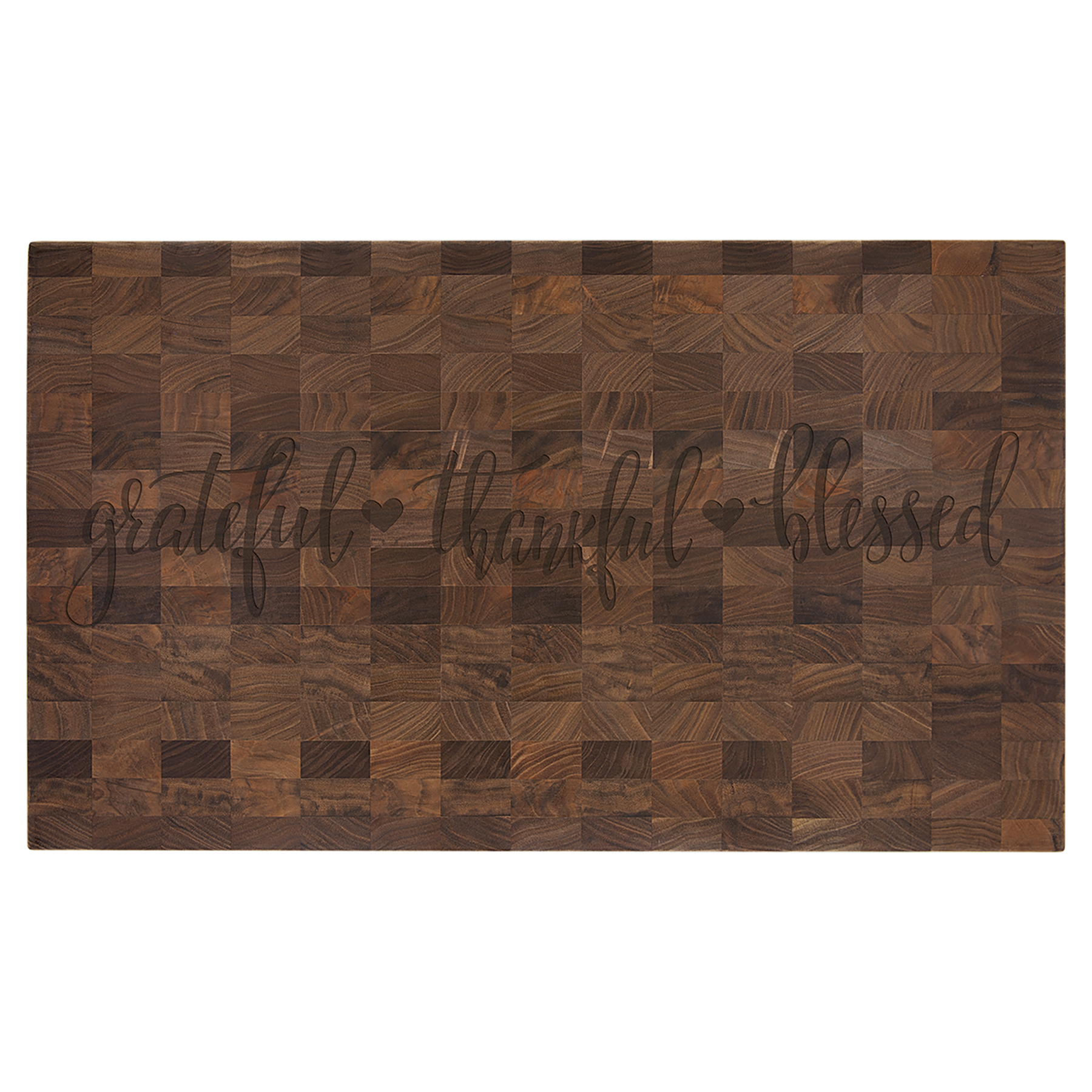 Walnut Butcher Block Cutting Board, 22" x 13" x 1-3/8" - Craftworks NW, LLC