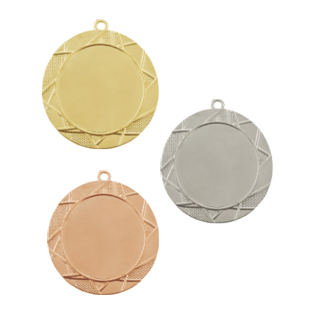 2-3/4" Antiqued Deco, 2" Insert Holder Medal - Craftworks NW, LLC