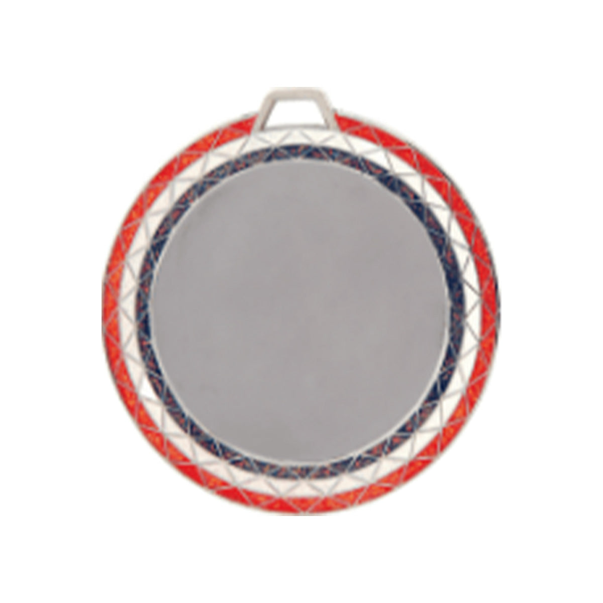 2-3/4" Red/White/Blue Bling, 2" Insert Holder Medal - Craftworks NW, LLC