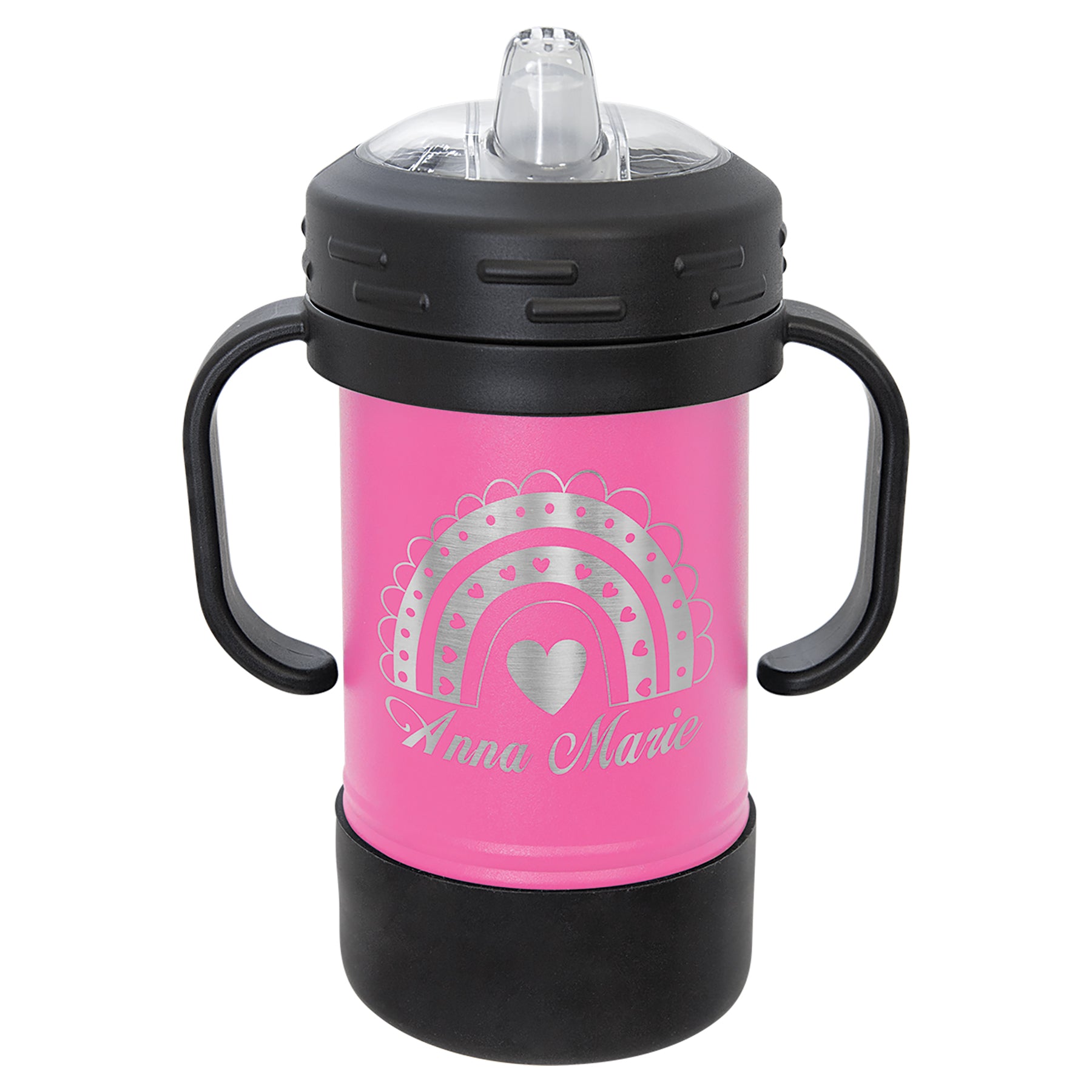 Polar Camel 10 oz. Stainless Steel Sippy Cups, Laser Engraved - Craftworks NW, LLC