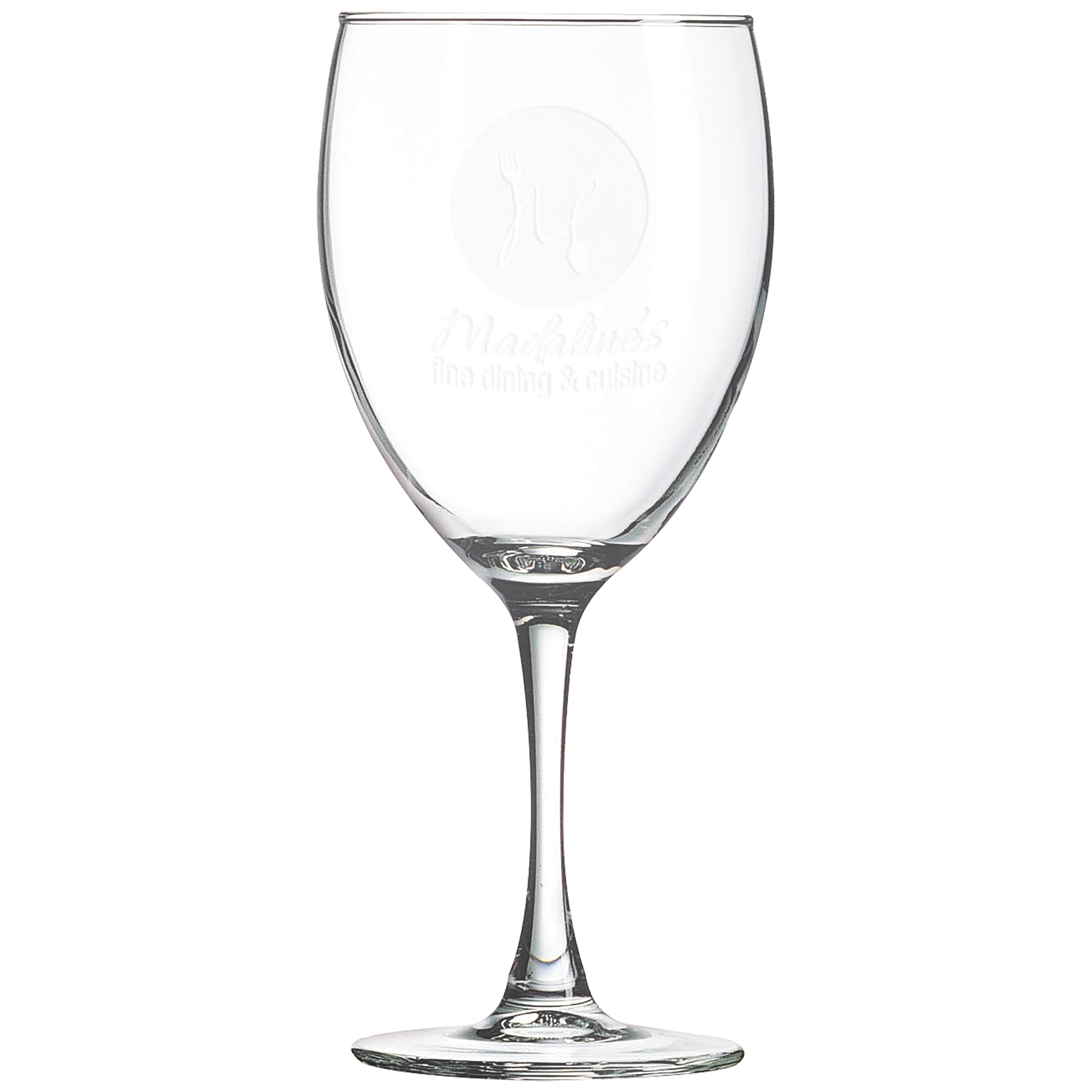 Polar Camel Glassware 10.5 oz. Wine Glass, Laser Engraved - Craftworks NW, LLC
