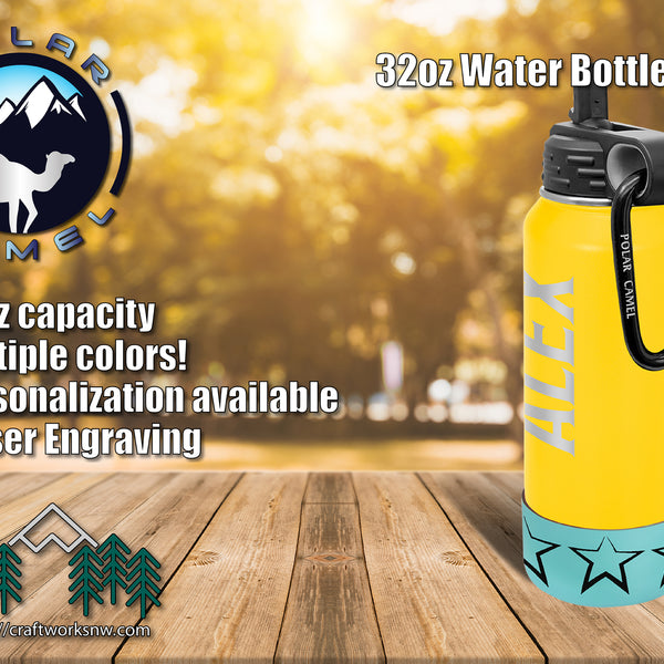 32oz. Polar Camel Water Bottle- Laser Engraved – Firebird Group, Inc.