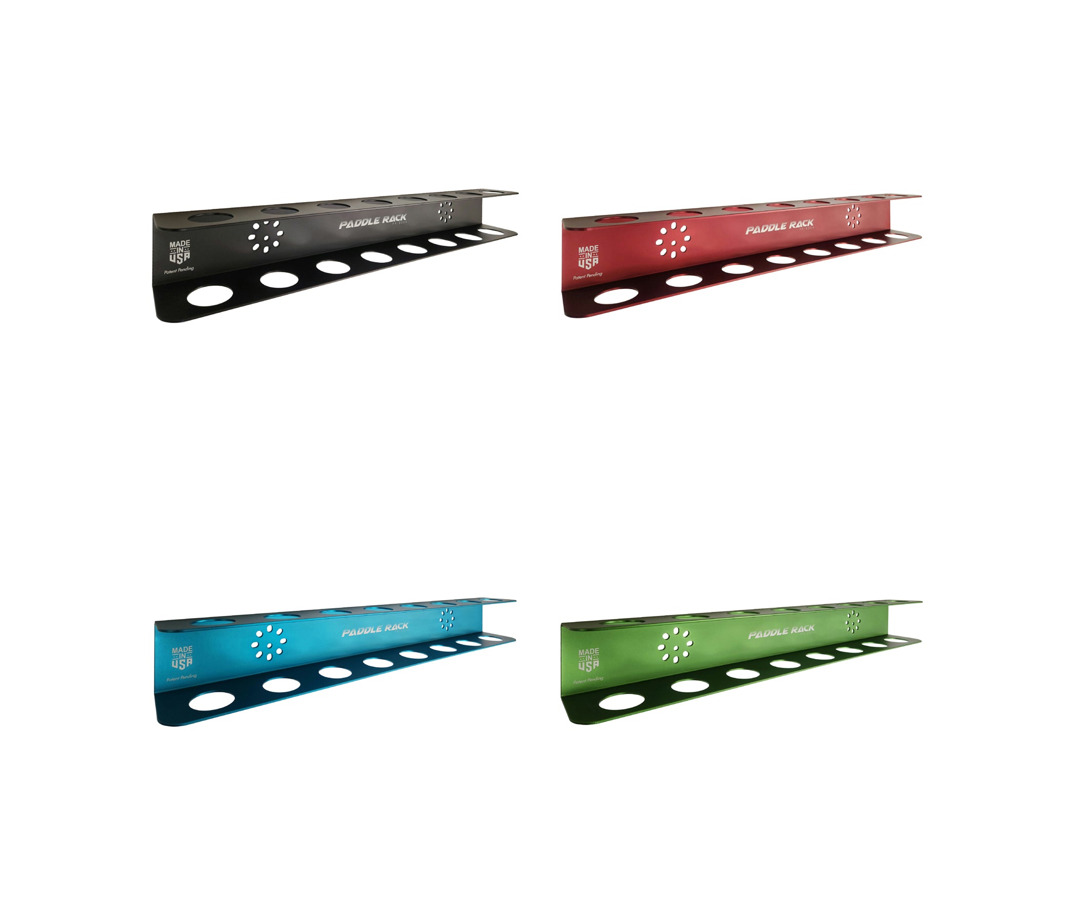 PR-800A, Anodized Aluminum Pickleball Paddle Rack, 8-Paddle Holder (Pre-Order) - Craftworks NW, LLC
