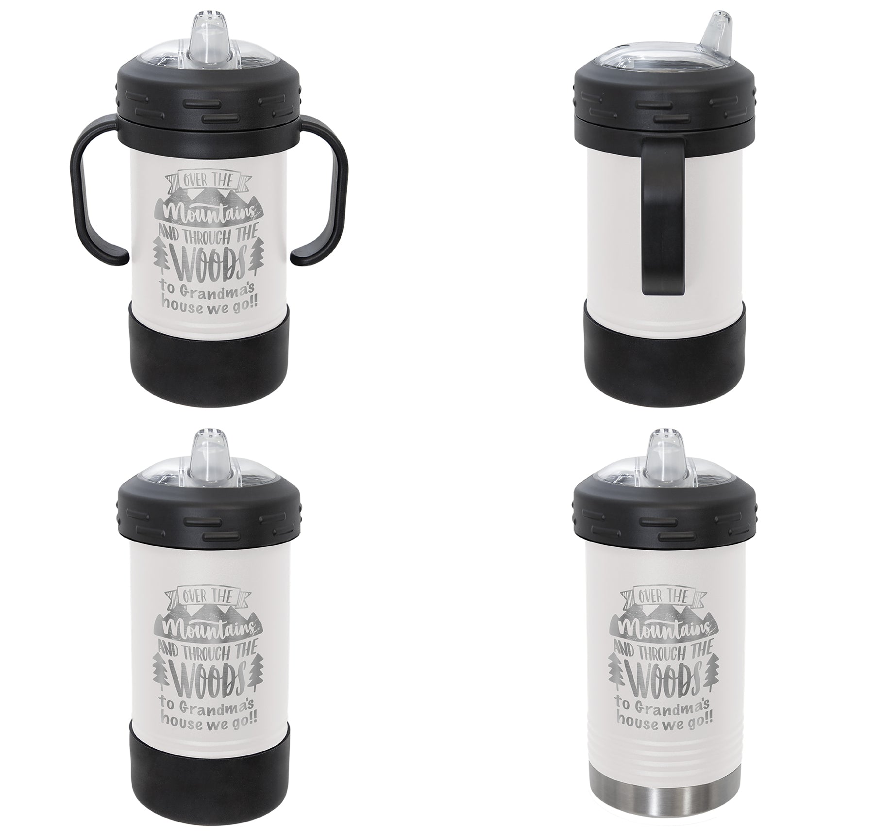 Elk and Friends Stainless Steel Cups, Mason Jar 10oz