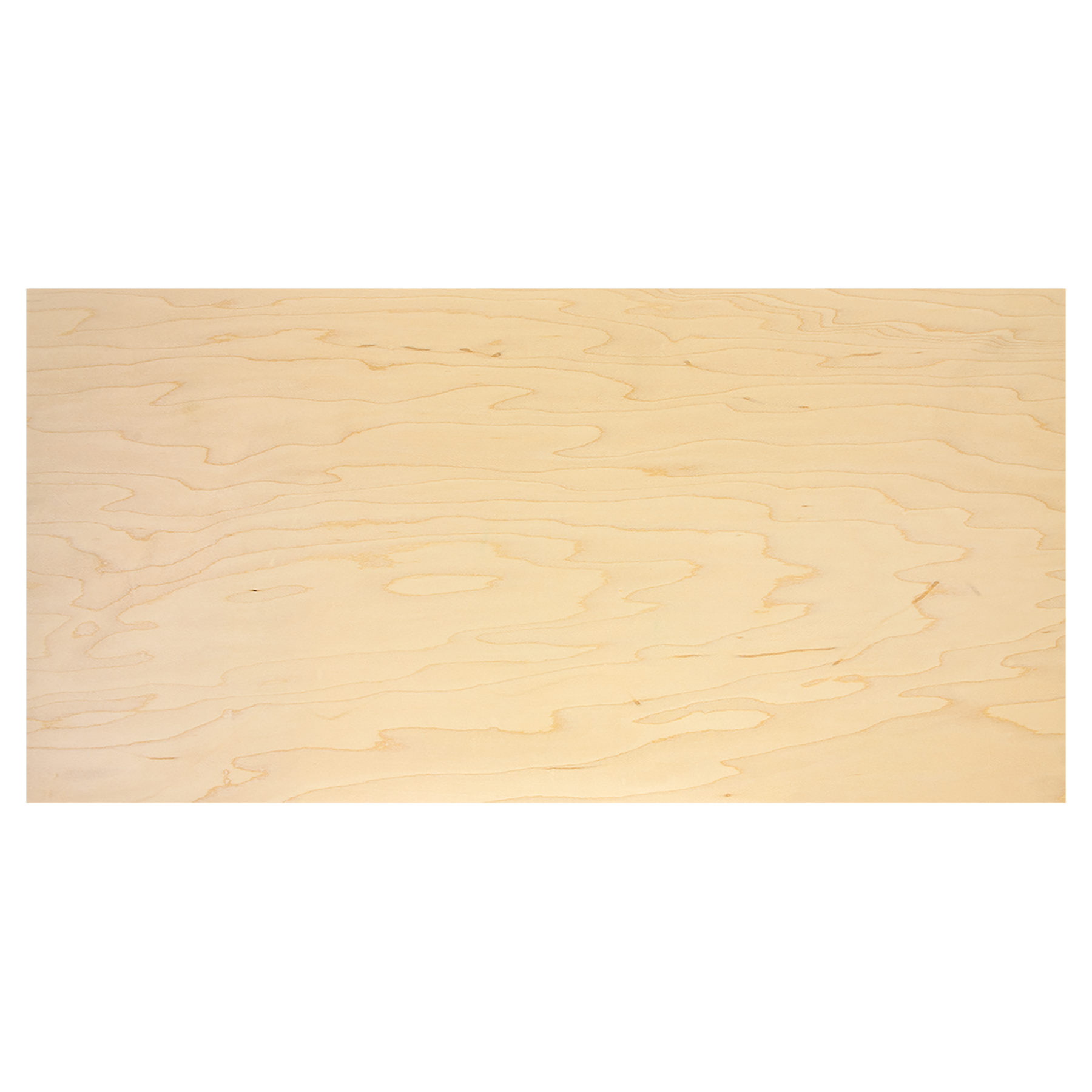 Maple Laserable Wood Sheet Stock 12" x 24" x 1/8" - Craftworks NW, LLC