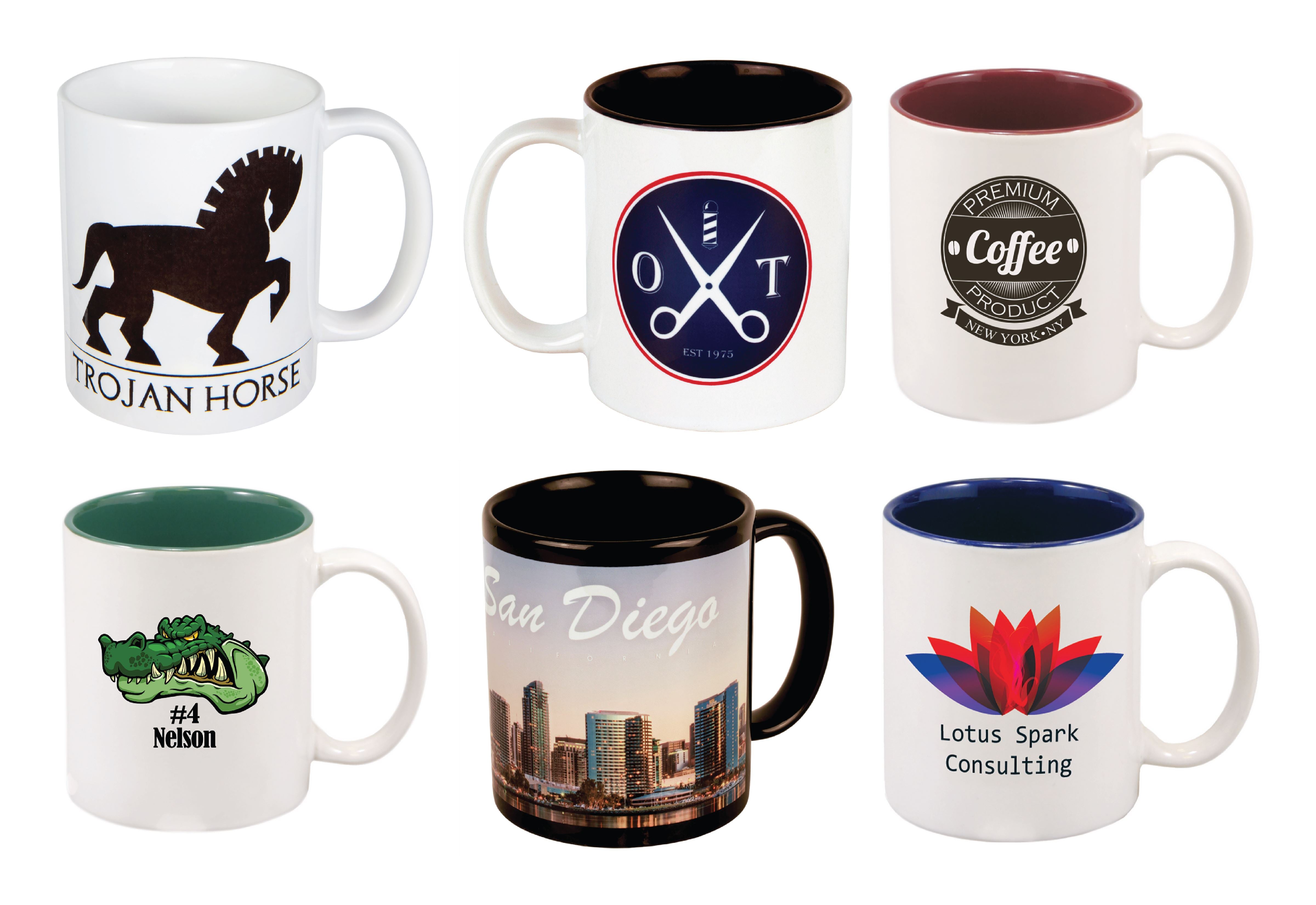 Ceramic Coffee Mugs 11 oz. Sublimatable - Craftworks NW, LLC