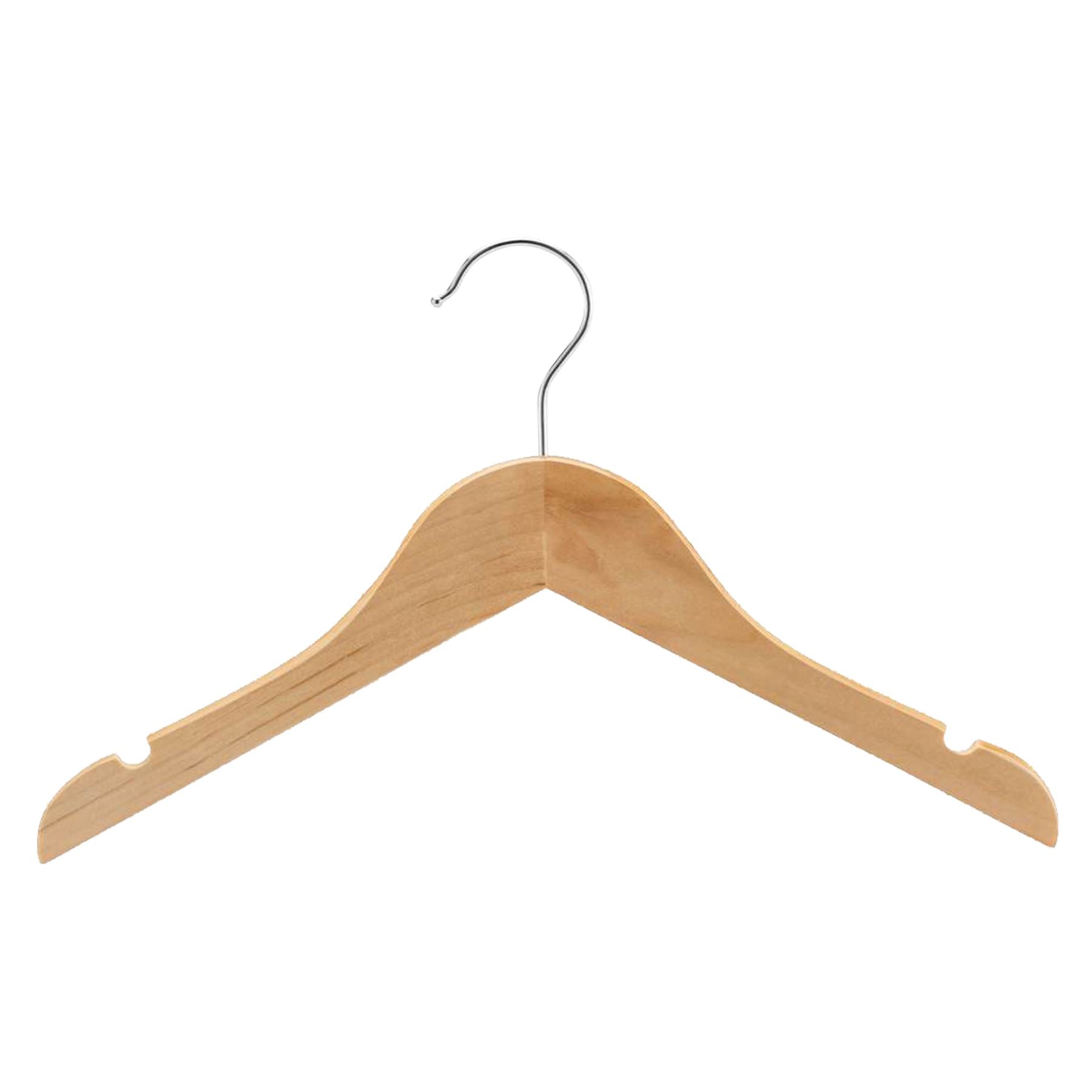 Children's Wooden Clothes Hangers Hangers Craftworks NW Natural 1-Side None