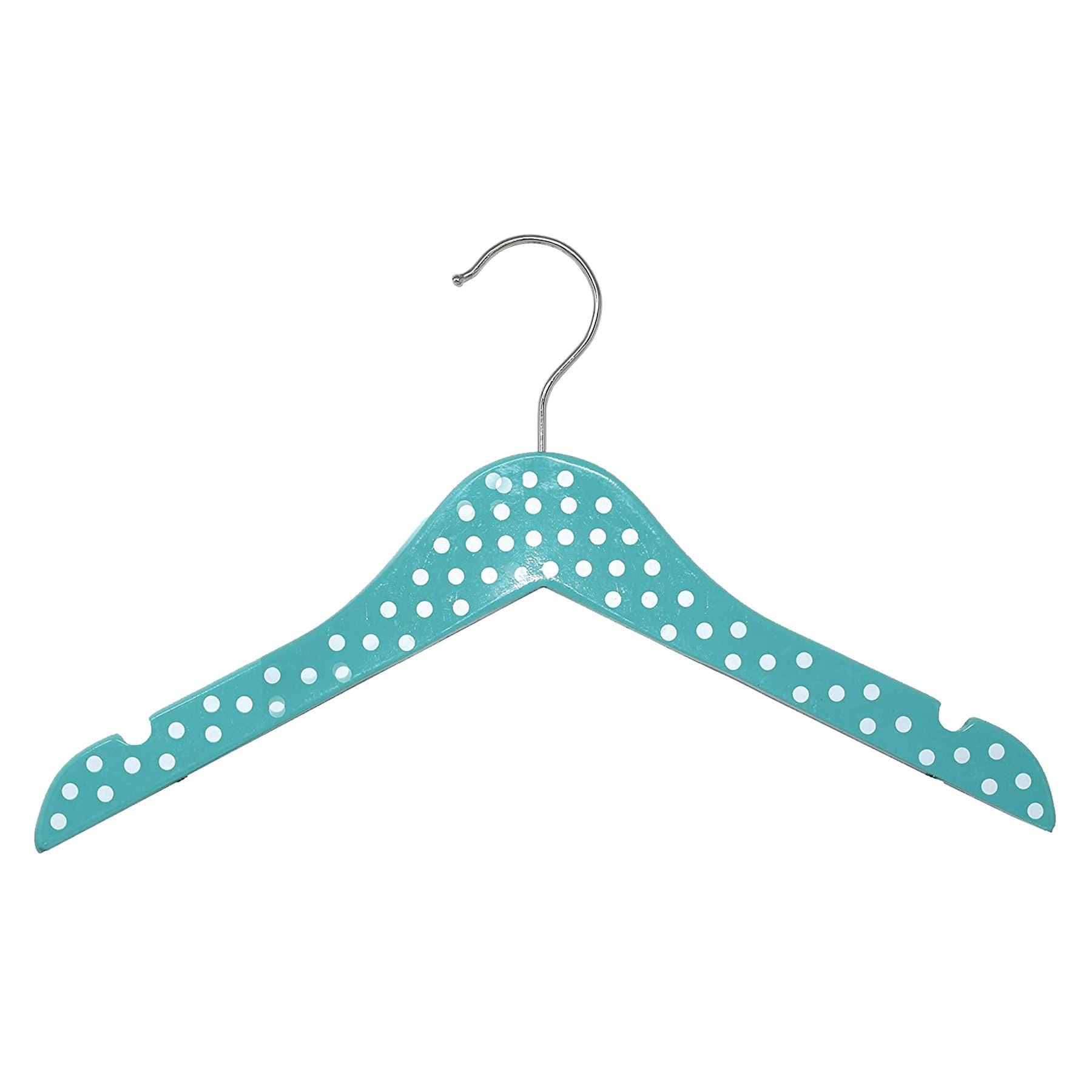 Children's Wooden Clothes Hangers Hangers Craftworks NW Turquoise 1-Side None