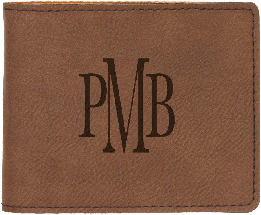 Bifold Wallet Laserable Leatherette - Craftworks NW, LLC