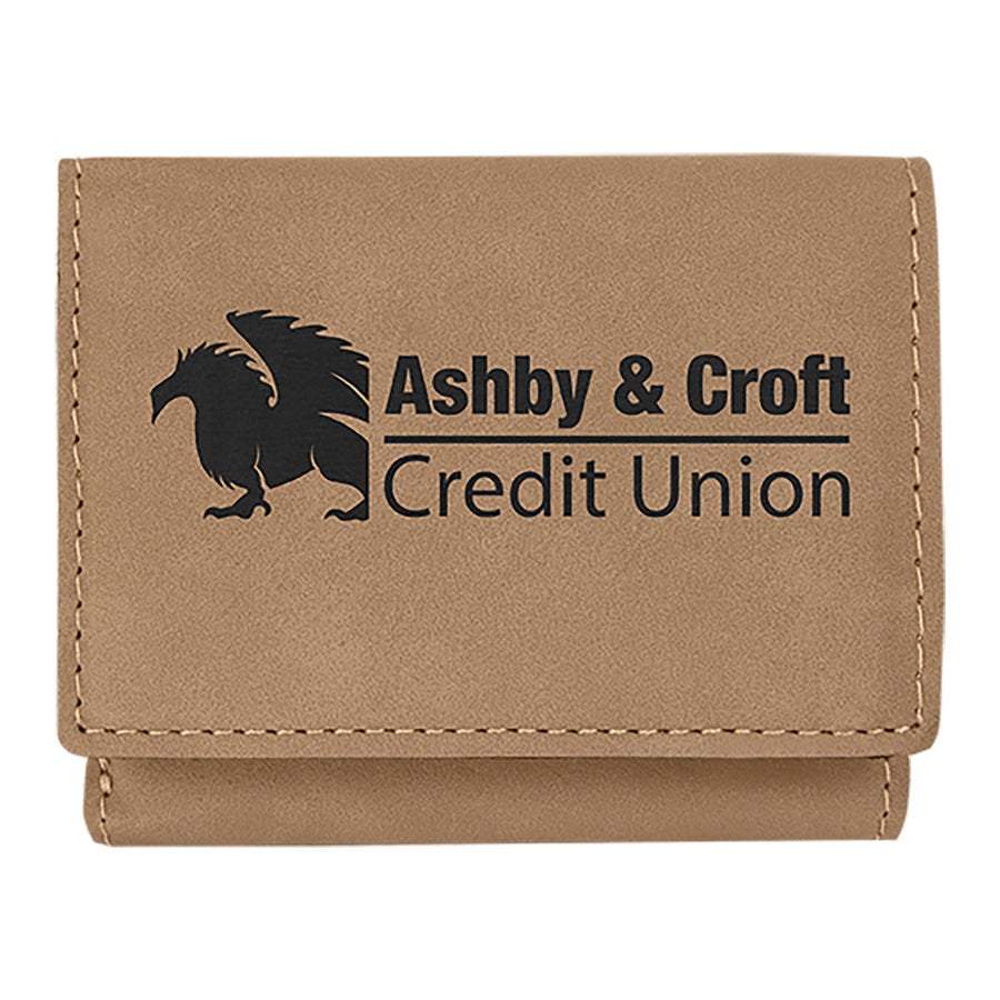 Trifold Wallet, Laserable Leatherette - Craftworks NW, LLC