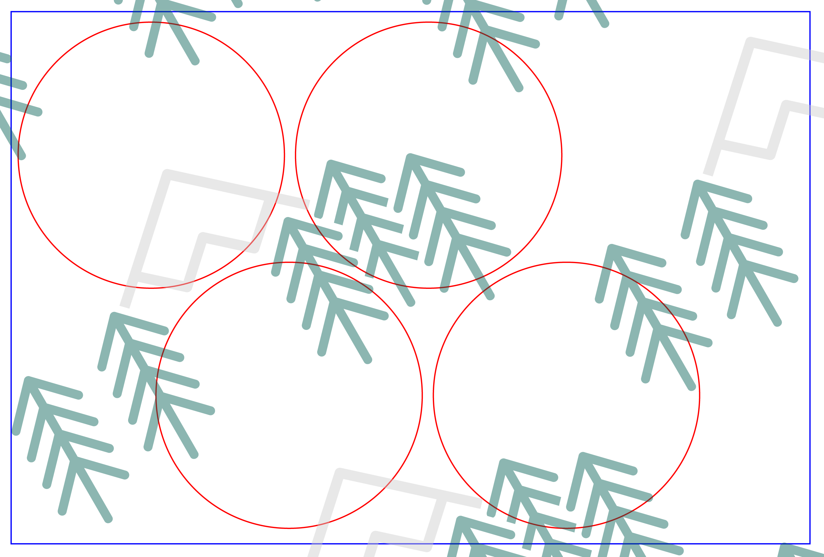 Digital Laser Cutting Template: 3" Circles - 6" x 9" Sheet Size Digital Laser Engraving Files Craftworks NW 