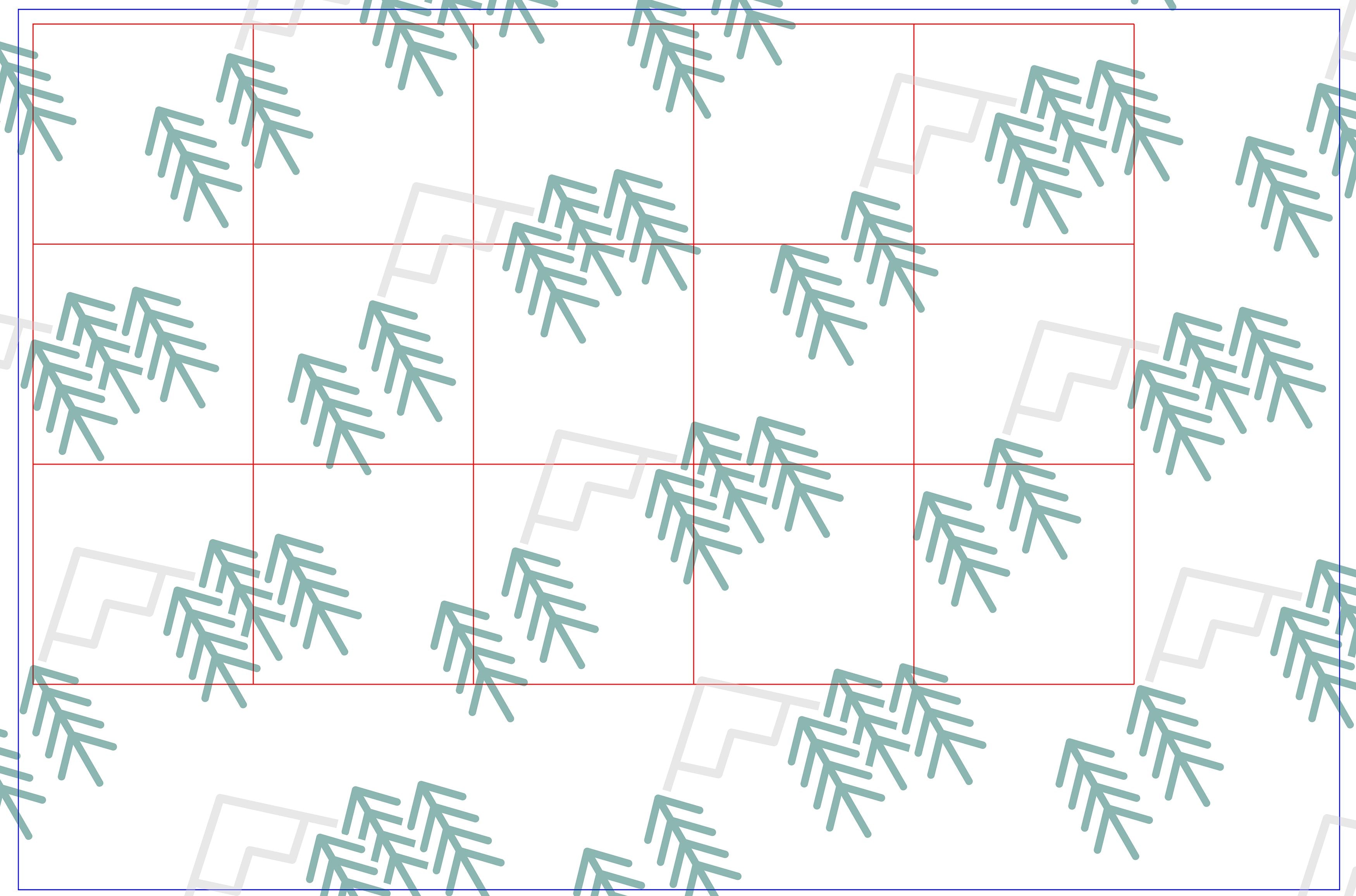 Digital Laser Cutting Template: 3" x 3" Rectangles - 12" x 18" Sheet Size Digital Laser Engraving Files Craftworks NW 