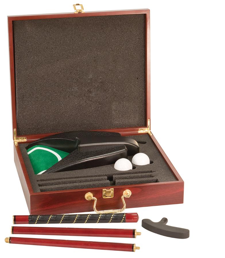 Executive Golf Set, Rosewood Finish Golf Gifts Craftworks NW 