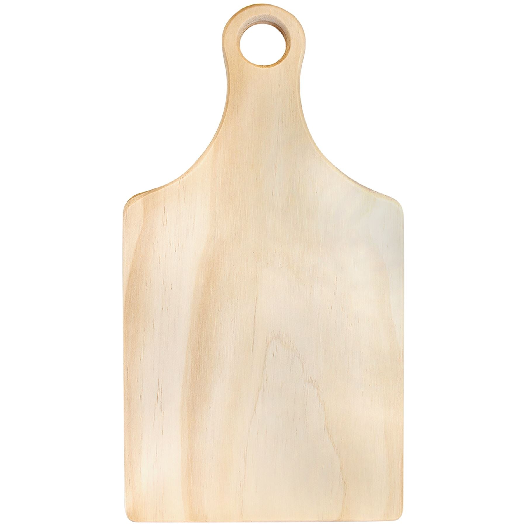 Full Color Paddle Shaped Wood Cutting Board 13 1/2" x 7", Full Color Sub Dye/Laser Engraved Cutting Board Craftworks NW 