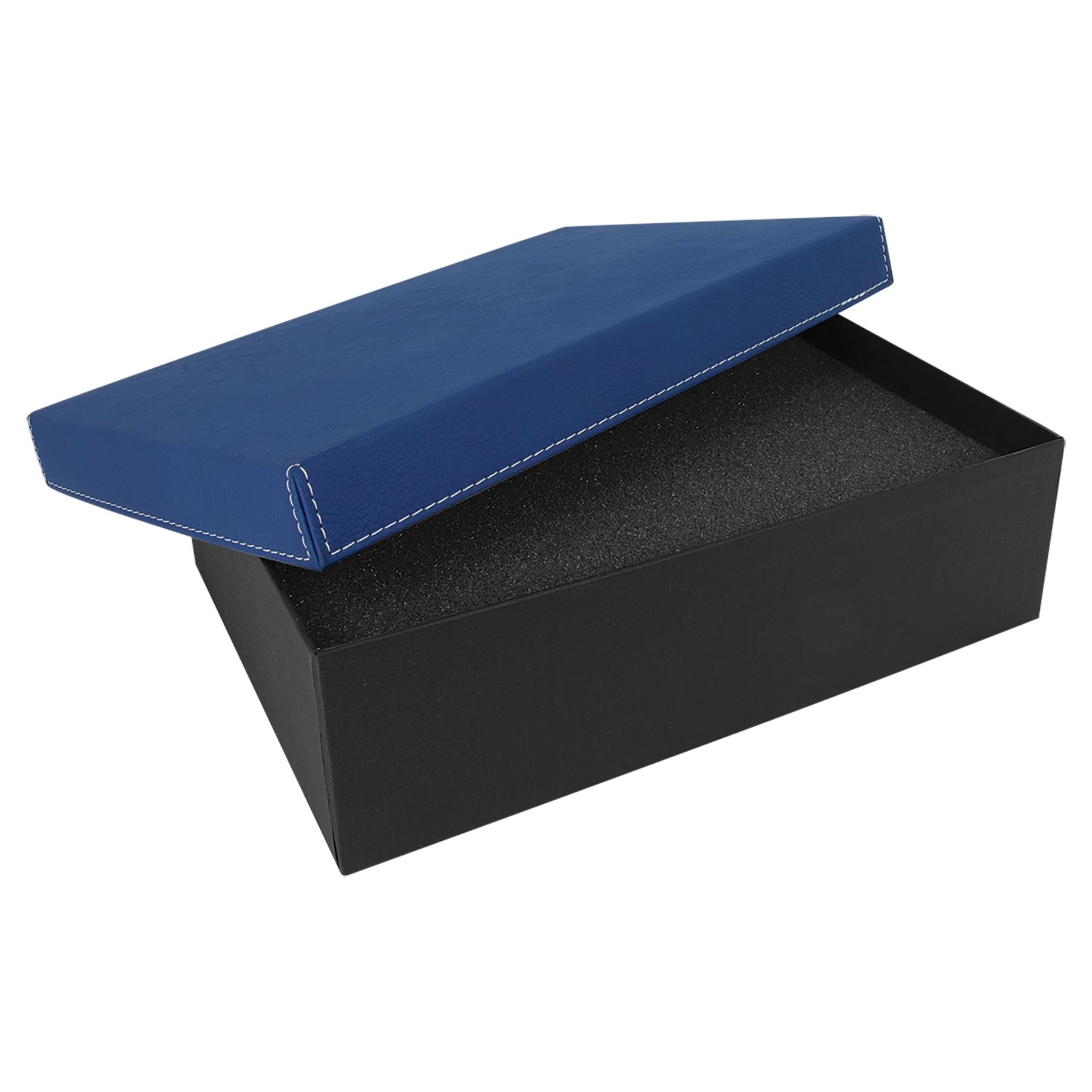 Gift Box with Laserable Leatherette Lid, 9 3/4" x 7" Gift Box Craftworks NW 