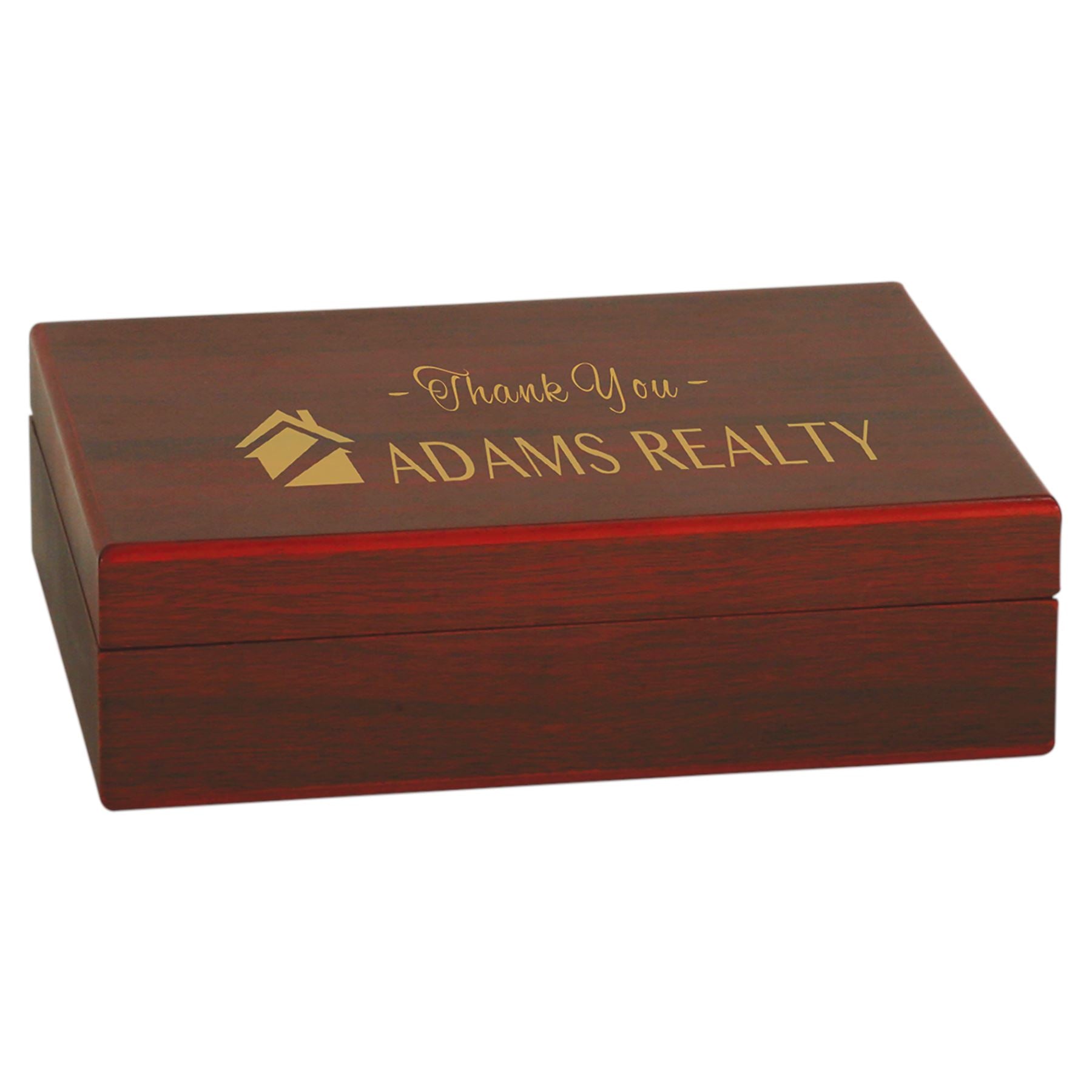Golf Ball Box, Rosewood Finish Golf Gifts Craftworks NW 