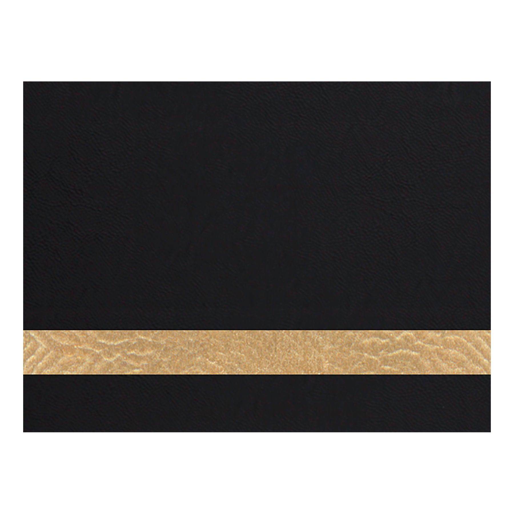 Laserable Leatherette Sheet Stock, Full Roll, 50in x 1,450in Sheet Stock Craftworks NW Black/Gold 