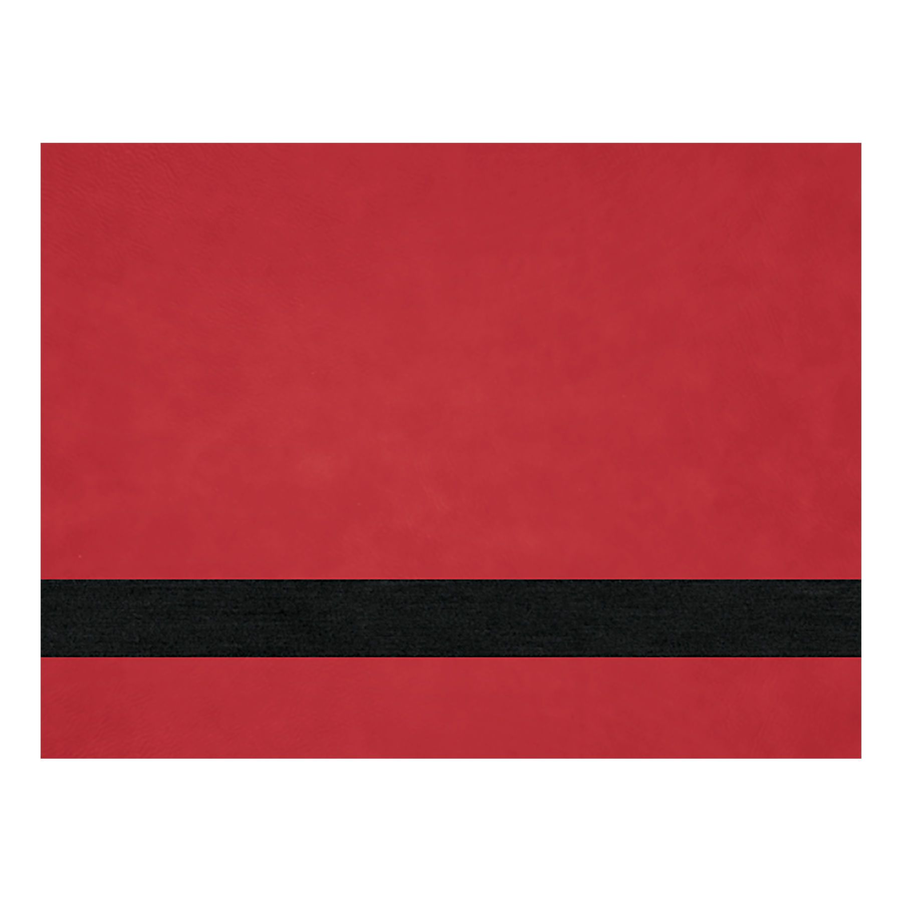 Laserable Leatherette Sheet Stock, Full Roll, 50in x 1,450in Sheet Stock Craftworks NW Red/Black 