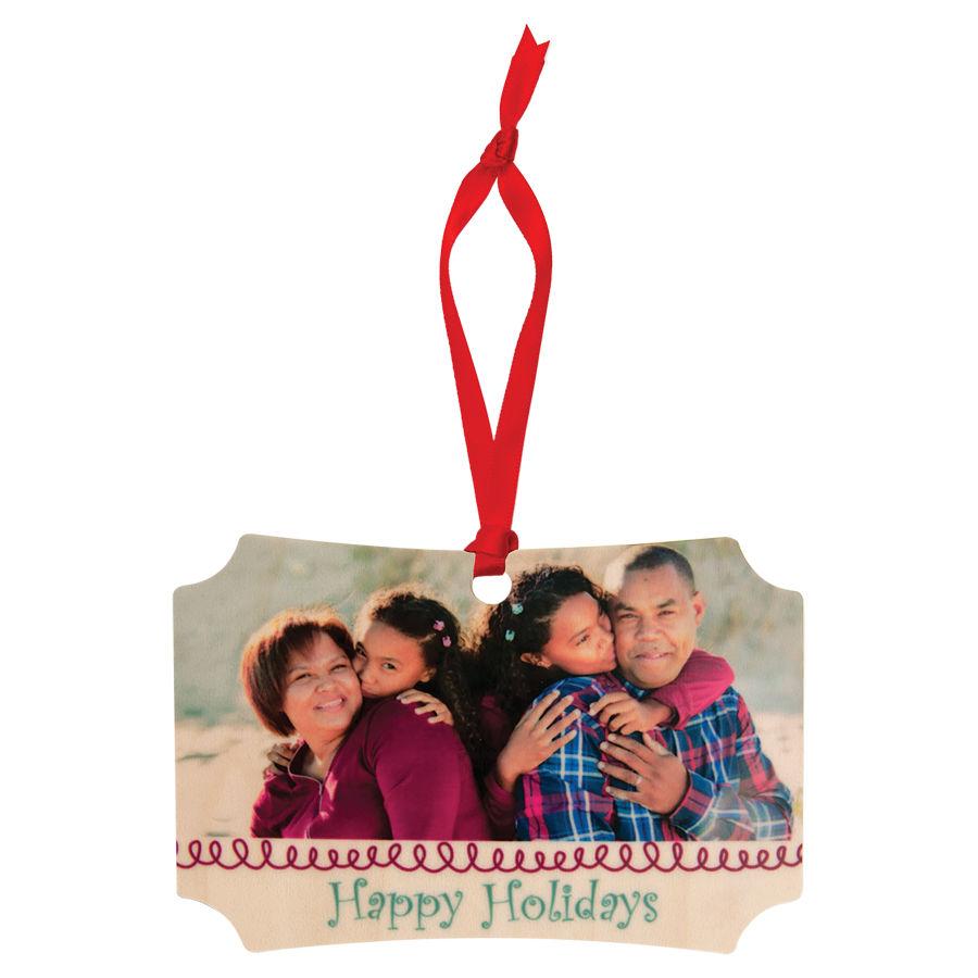 Maple Berlin Ornament, 1-Sided, 4" x 2.75" Unisub, Matte Ornaments Craftworks NW 