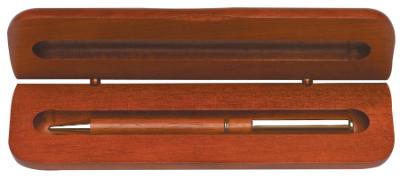 Rosewood Finish 1-Pen Case - Craftworks NW, LLC