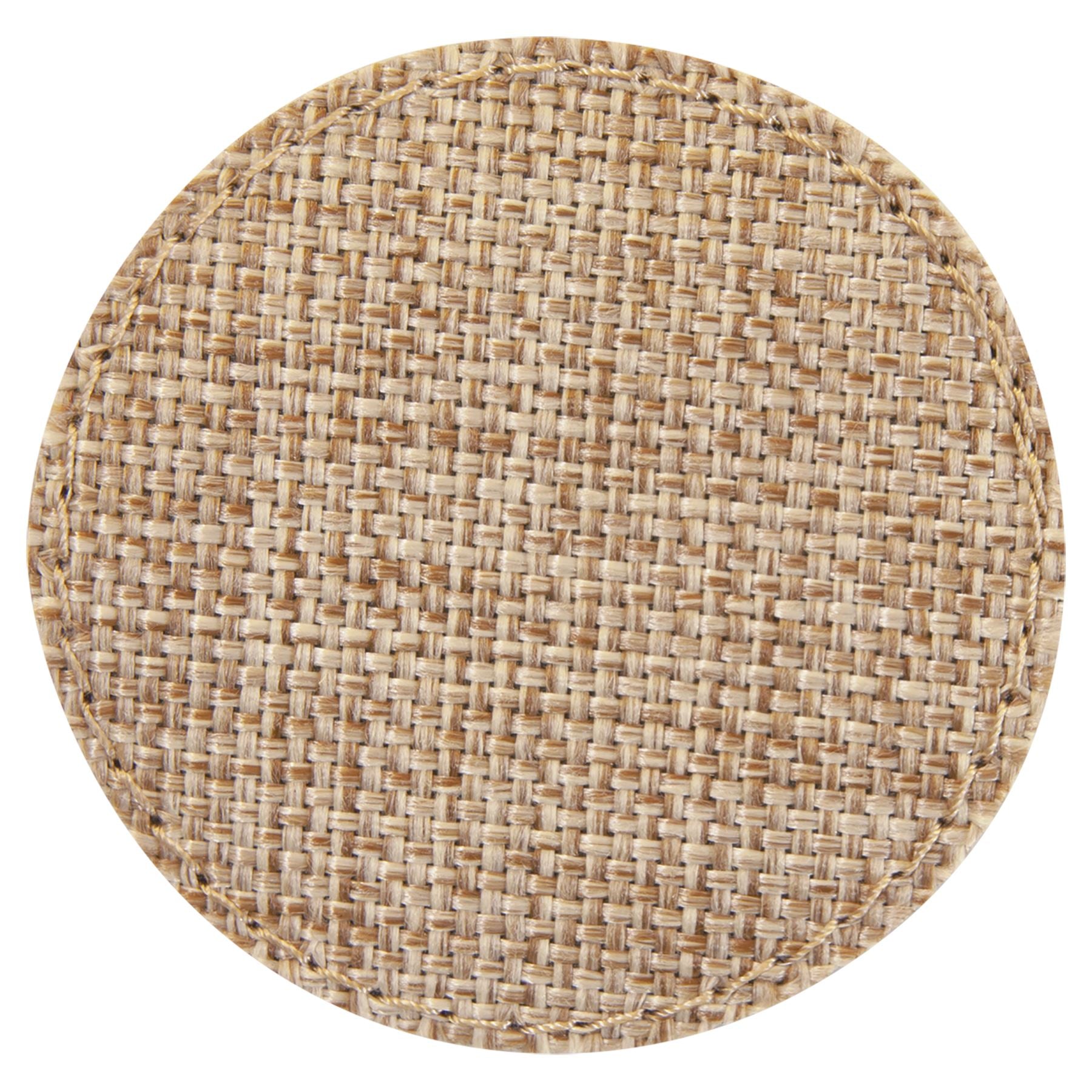 Round Patch with Adhesive, Sublimatable Burlap, 2 1/2" Burlap Patches Craftworks NW 