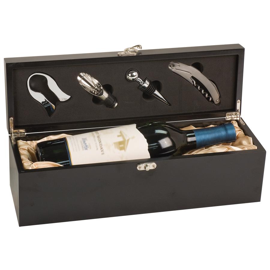 Single Wine Box with Tools - Craftworks NW, LLC