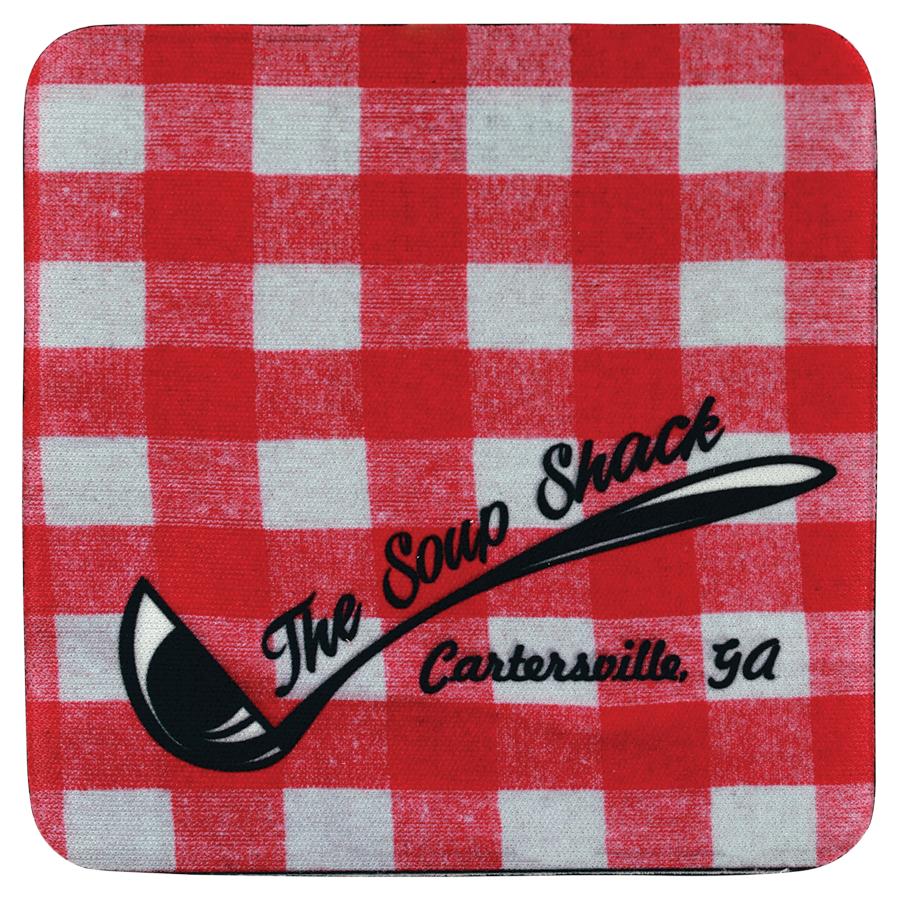Square Coaster, Neoprene, Full Color Sublimatable, 4" x 4" Coaster Craftworks NW 