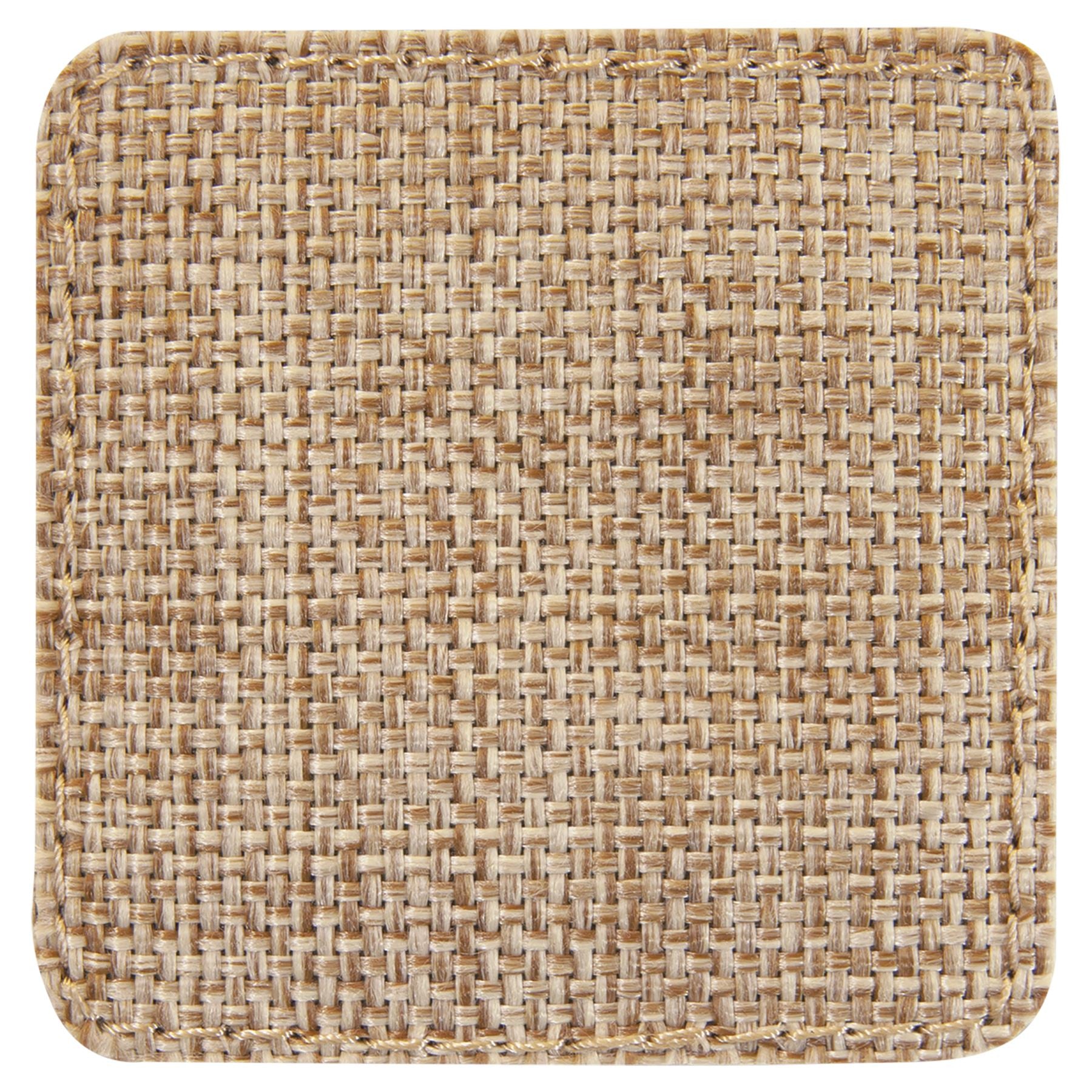 Square Patch with Adhesive, Sublimatable Burlap, 2 1/2" x 2 1/2" Burlap Patches Craftworks NW 
