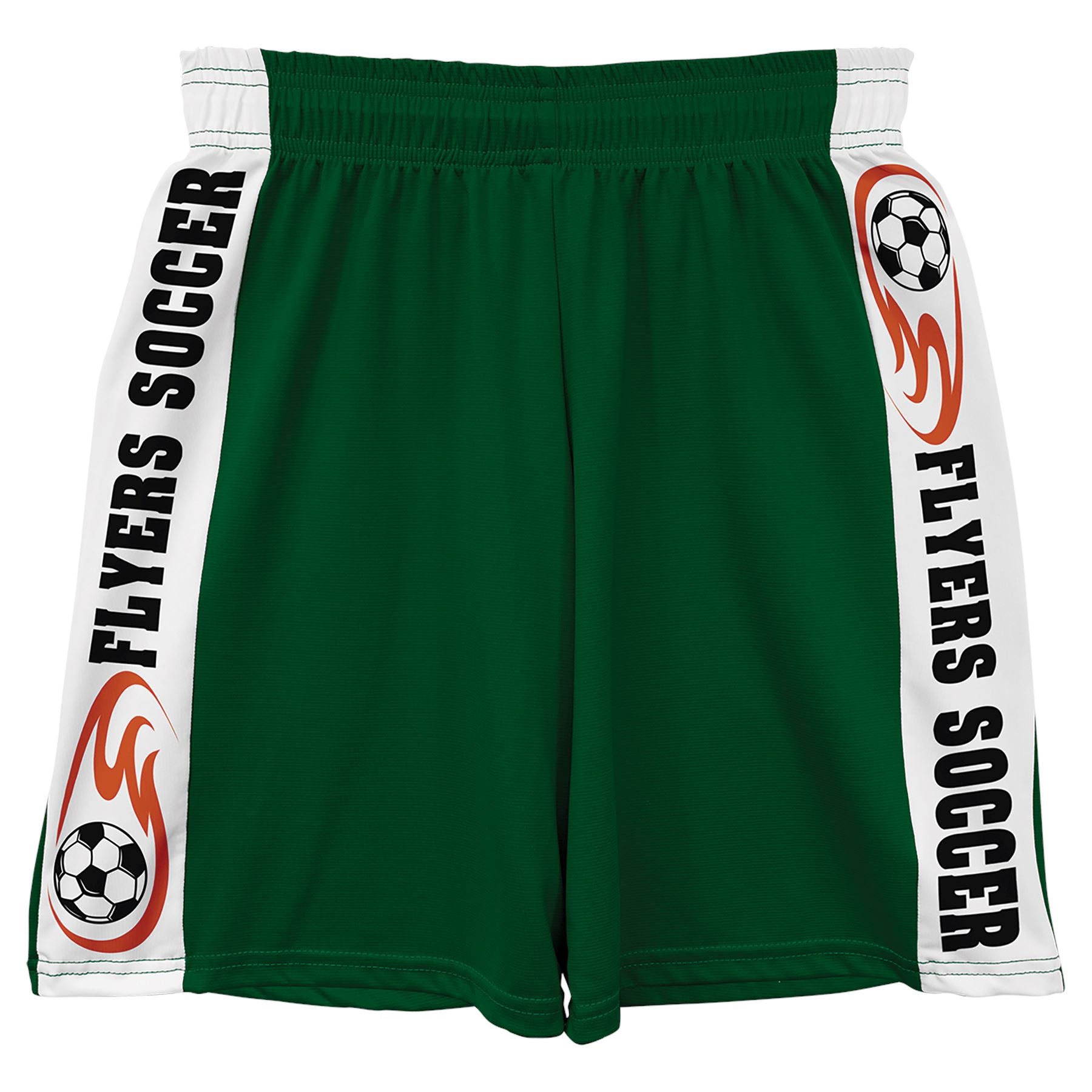 Subli-Tru Shorts, Adult, Full Color Dye Sub Shorts Craftworks NW Forest Green Small 