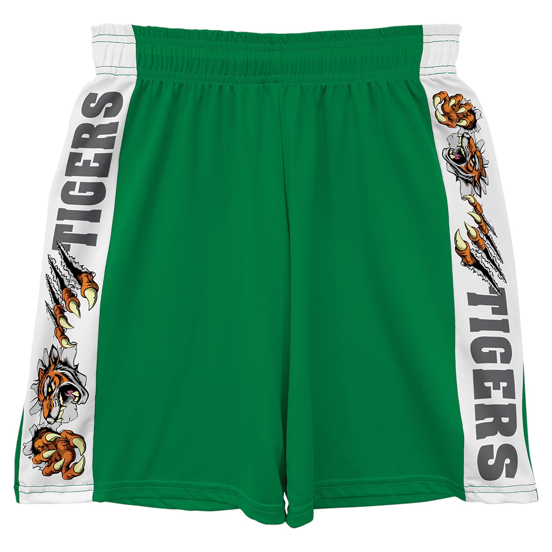 Subli-Tru Shorts, Youth, Full Color Dye Sub Shorts Craftworks NW Kelly Green Small 