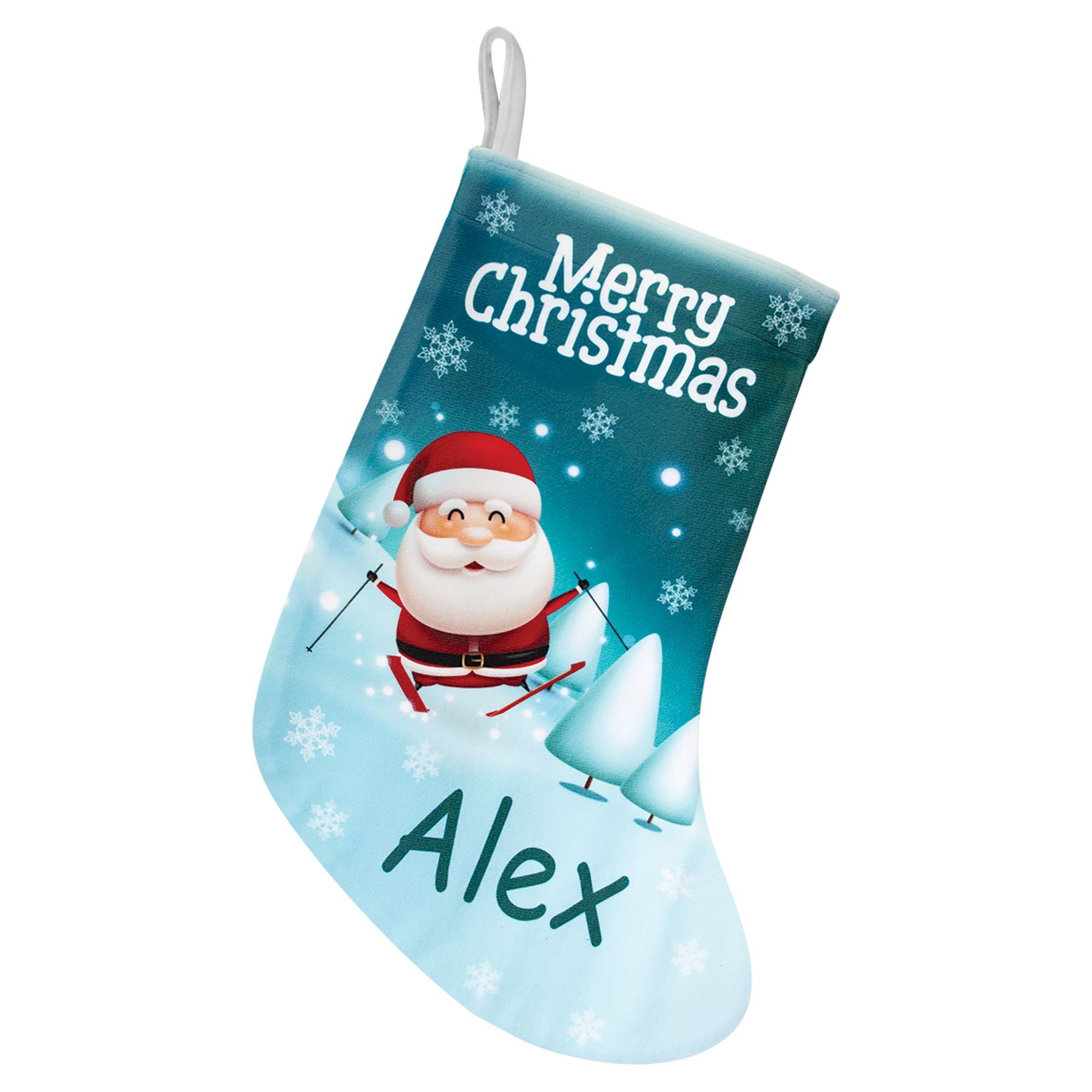 Sublimatable Christmas Stocking, 10" x 14", Full Color Sub Dye Christmas Stocking Craftworks NW 